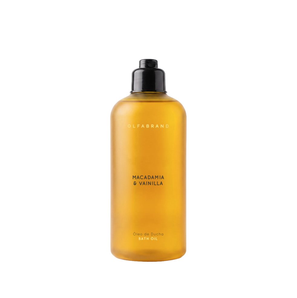 Oleo de ducha Macadamia y Vainilla 300ml Olfabrand Frasco x 1