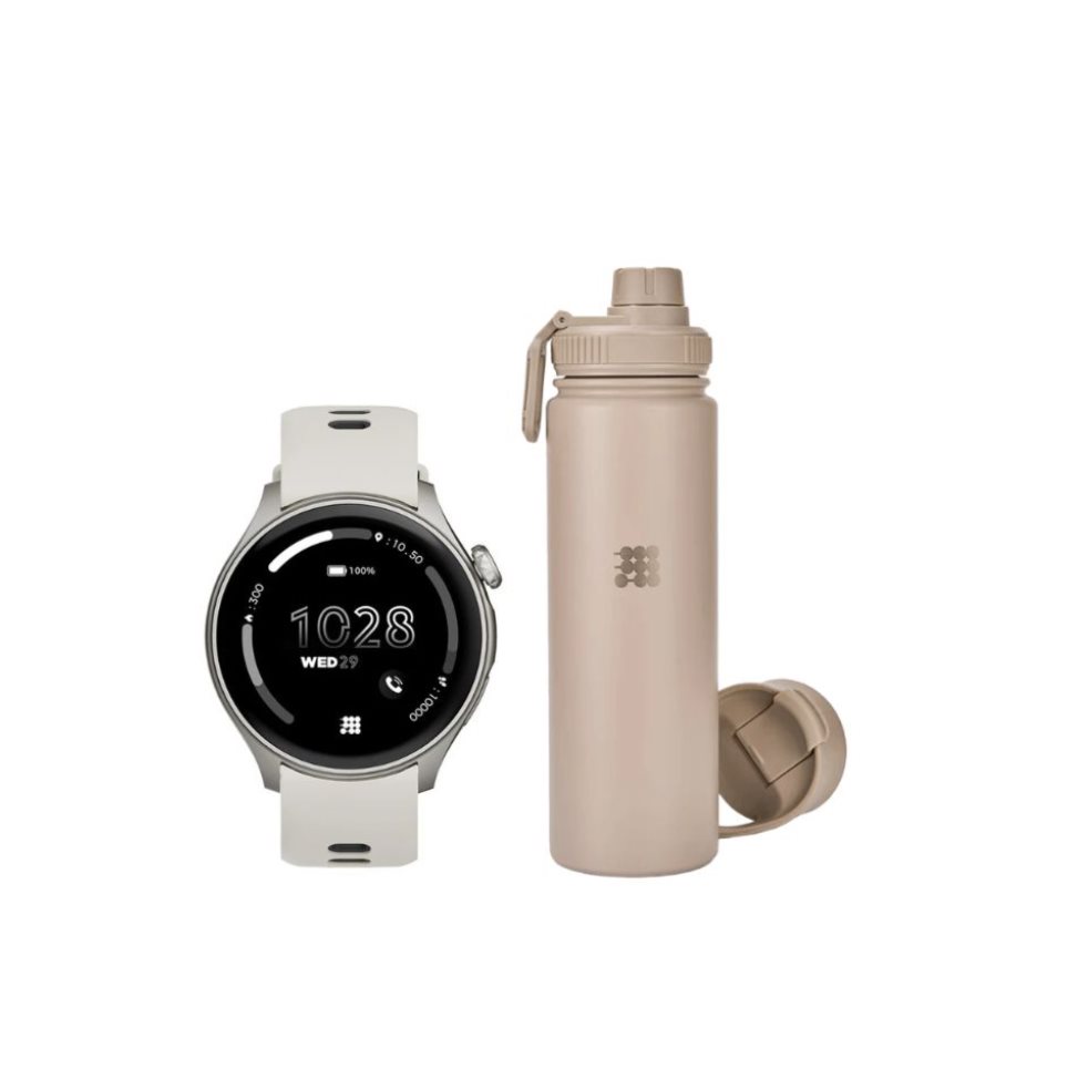 Pack Cubitt: Smartwatch Viva + Termo Deportivo Hydro Bottle Cubitt Caja x Una unidad de referencia en el paquete 