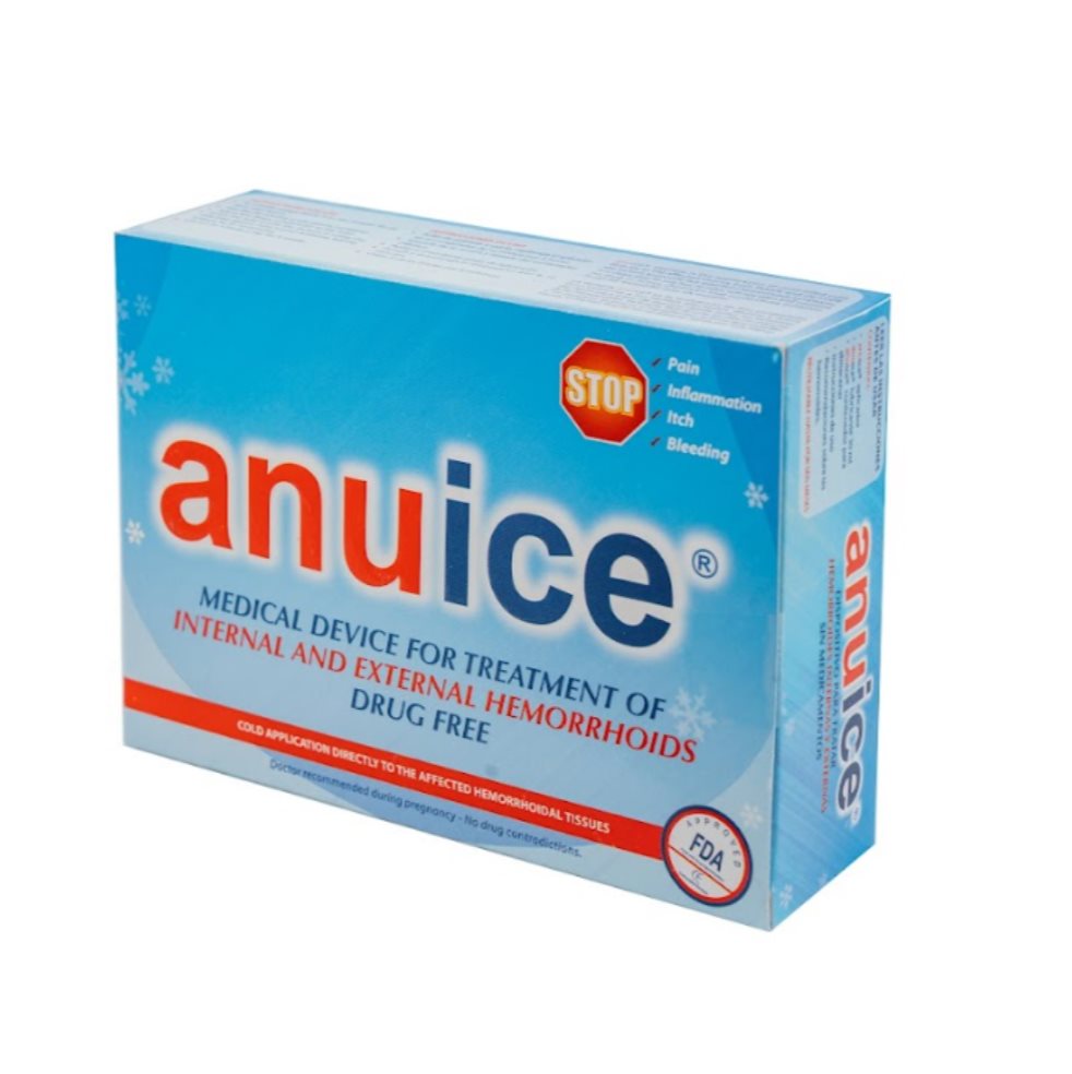 Dispositivo para el Tratamiento de la Hemorroides ANUICE X 1 und ANUICE UNIDAD x 1 Gel Lubricante + 1 Dispositivo + 1 Contenedor plastico ANUICE
Tratamiento Criogénico efectivo para hemorroides internas y externas, sin medicamentos, sin cirugía y en la comodidad de su hogar.

Este Dispositivo Innovador que utiliza frio controlado para r