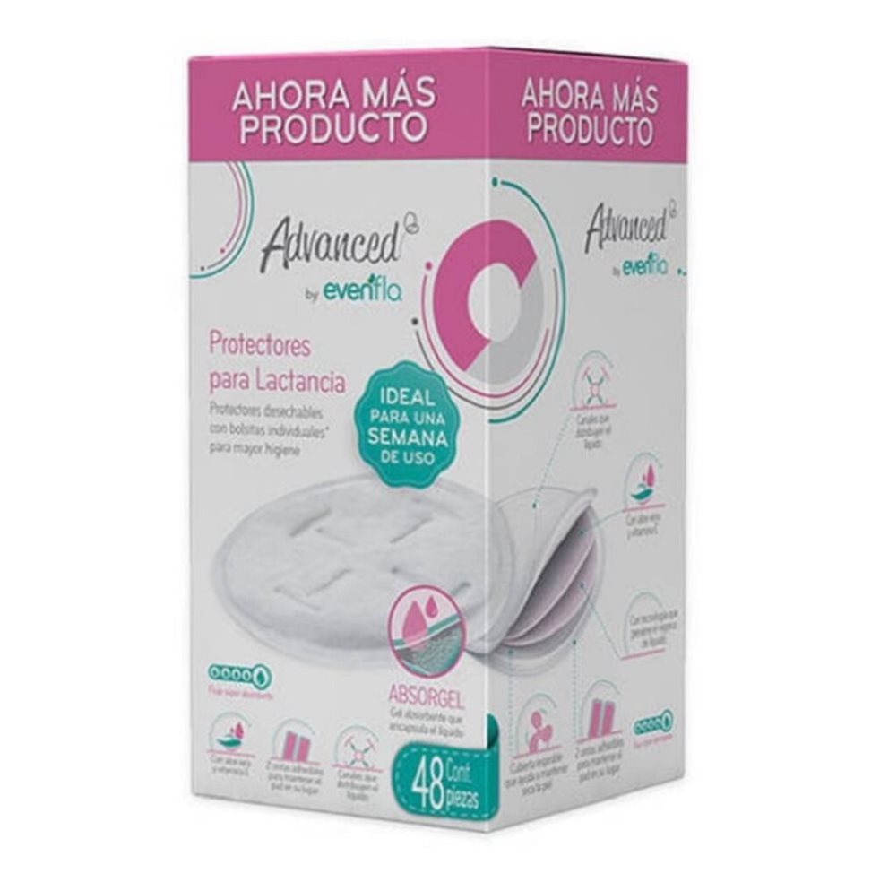 Protectores de Lactancia 48und - Advanced By Evenflo Evenflo Caja x 48