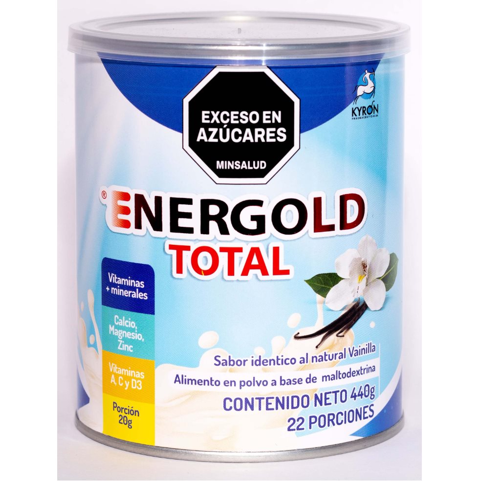 Energold Total Vainilla Tarro x 440 grs ENERGOLD TARRO X 440 GRS x 1 