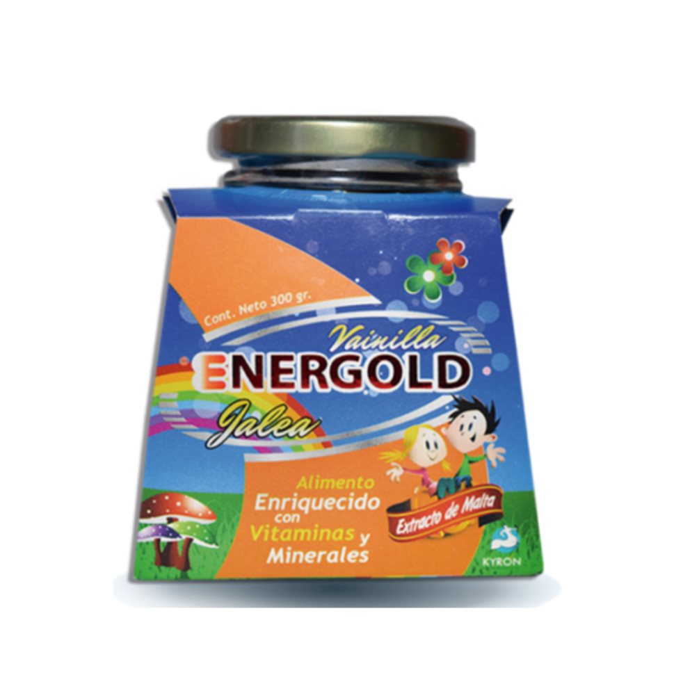 Energold en Jalea Vainilla Tarro x 300gr ENERGOLD Tarro x 1 Alimento con Extracto de Malta en presentación Jalea con Vitaminas y Minerales.
Una jalea nutritiva a base de extracto de malta, en sabores deliciosos de fresa y vainilla, diseñada específicamente par
