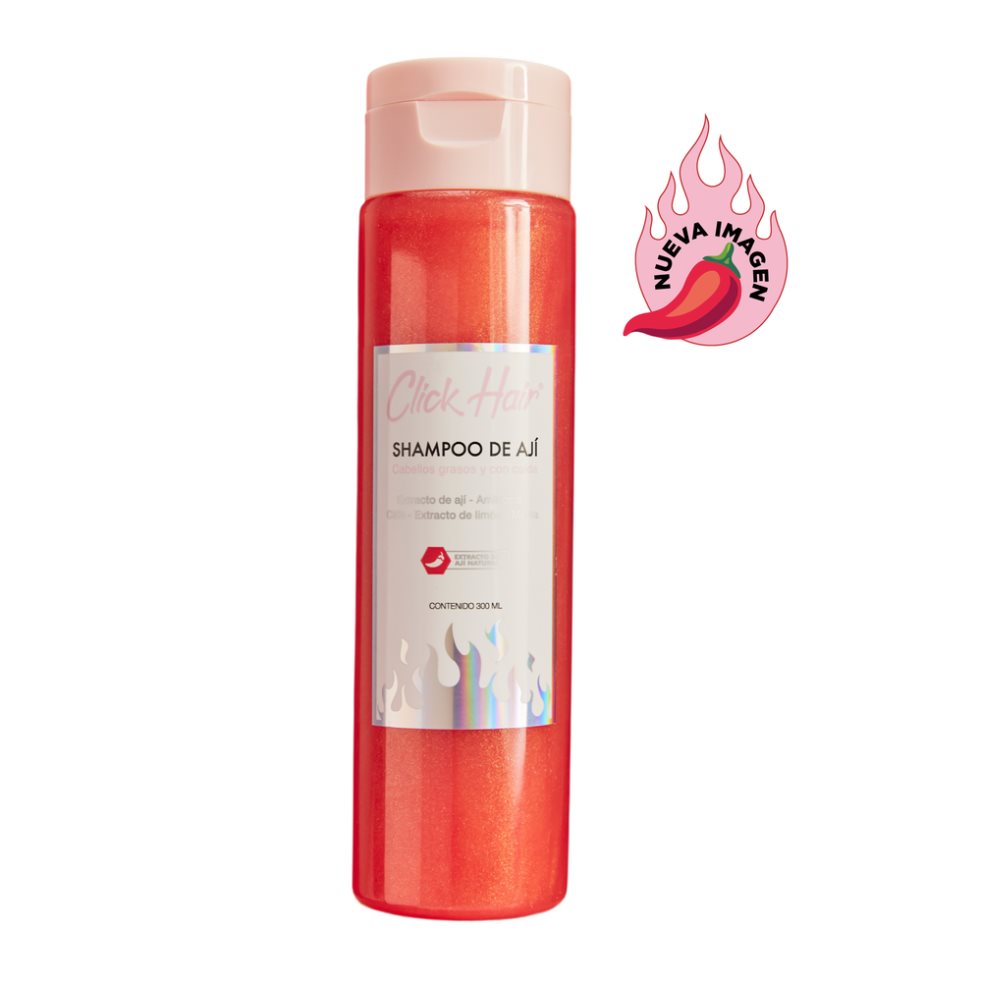 Shampoo De Ají   Click Hair  Envase x 1