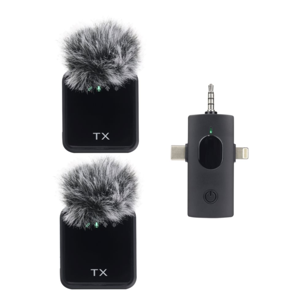Microfono Inalambrico Corbatero X2 Paraviento Profesional Negro Jaltech Unidad x 1 Microfono Inalambrico Corbatero X2 Paraviento Profesional Negro Jaltech Unidad x 1