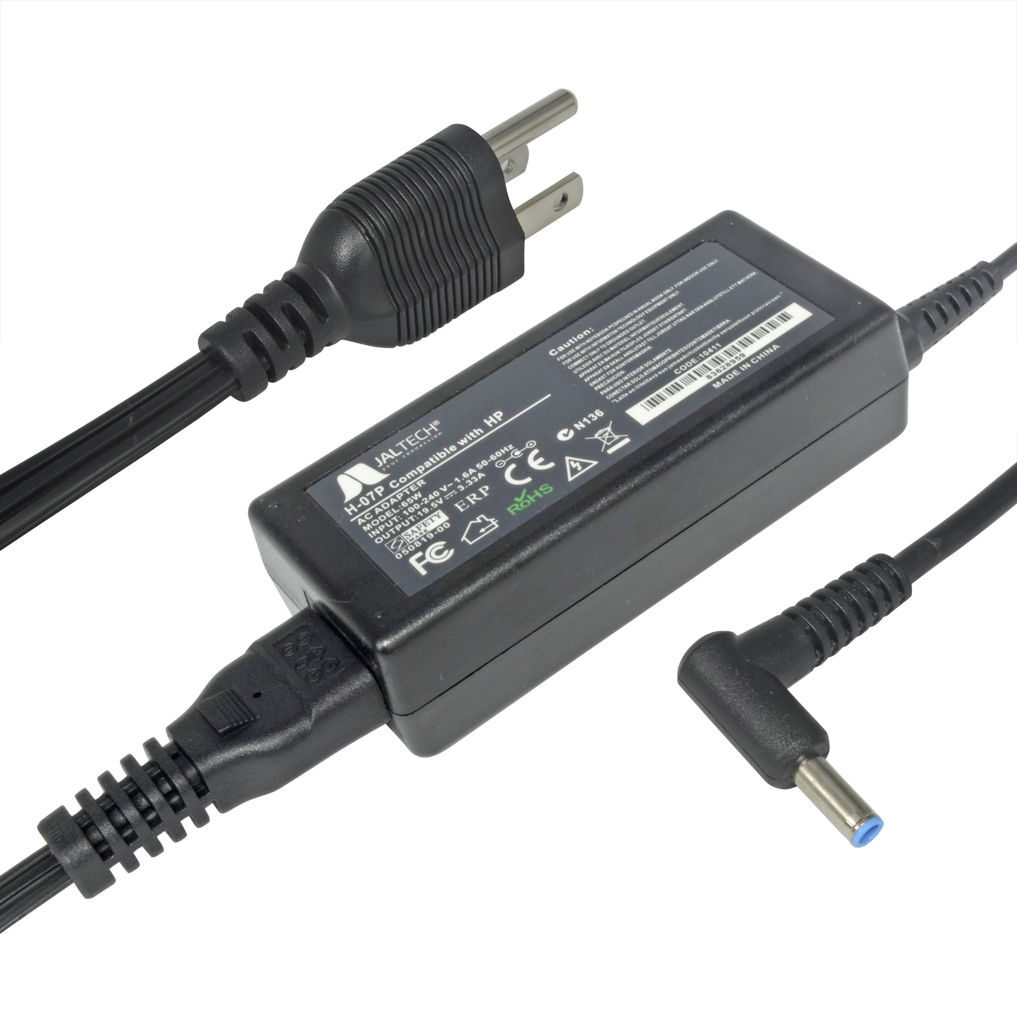 Cargador Para Hp Punta Azul 19.5v-3.33a Jaltech Unidad x 1 Cargador Para Hp Punta Azul 19.5v-3.33a Jaltech Unidad x 1