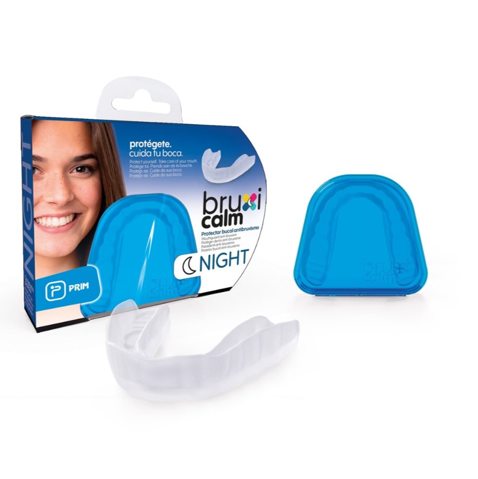 Protector Bucal Anti bruxismo Noche  BRUXICALM CAJA x 1 UND