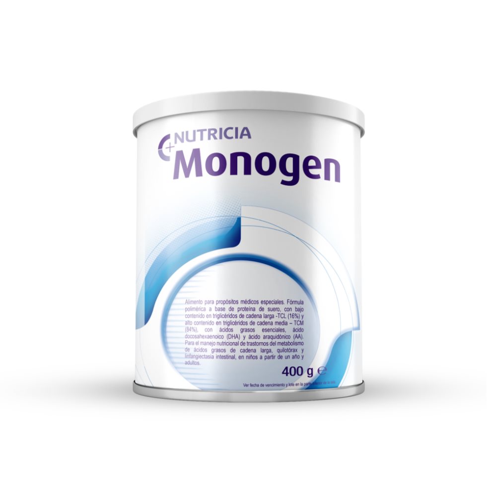 Monogen Nutricia Lata X 400 gr x 1 ESTE PRODUCTO REQUIERE FÓRMULA MÉDICA PARA SU COMPRA.