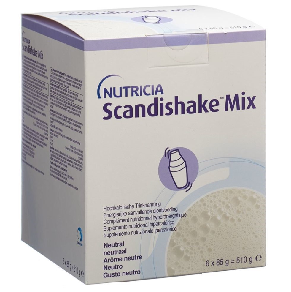 Scandishake Mix Sabor Neutro Nutricia Caja  X 6 Sobres X 85 gr x Caja x 6 sobres 