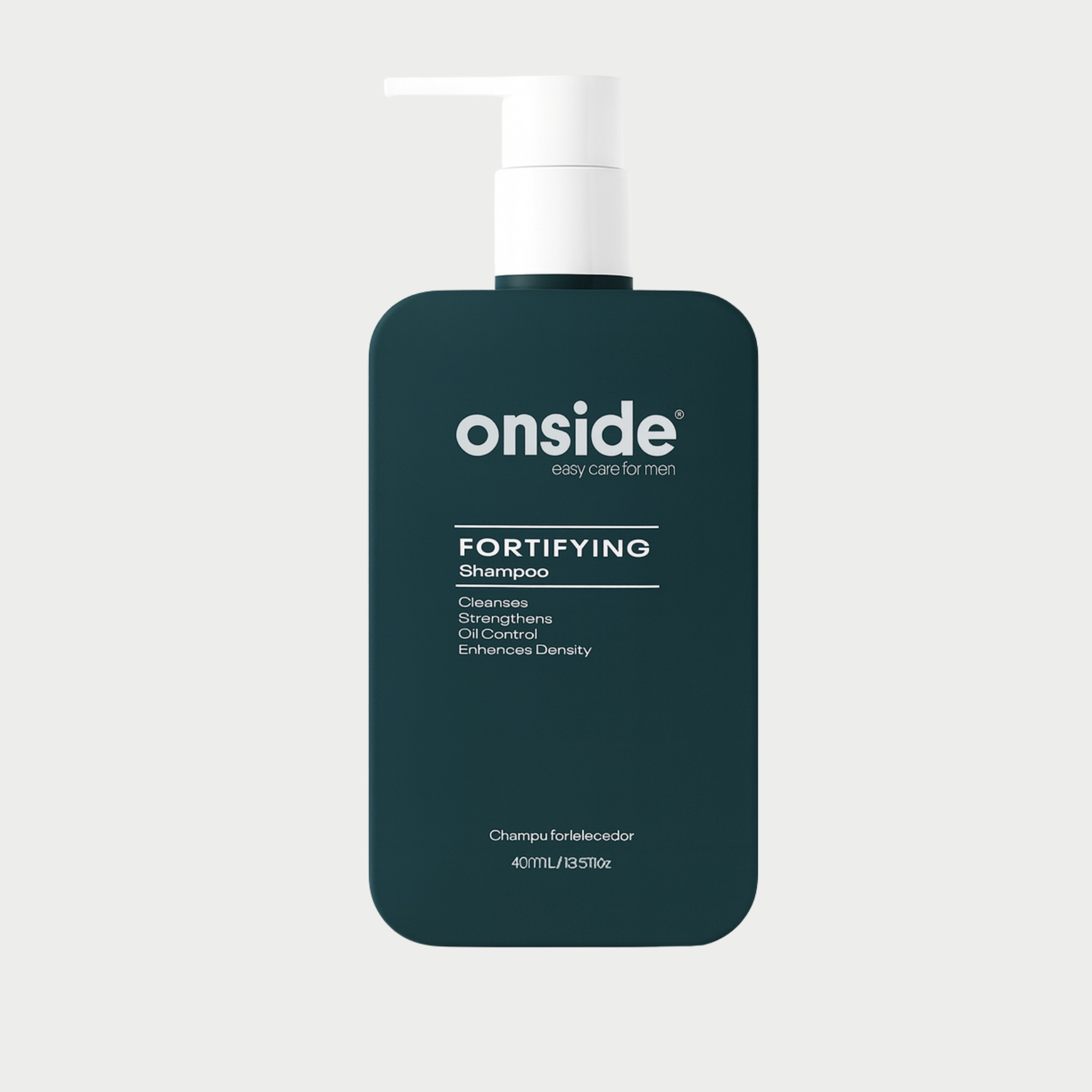 Shampoo Fortalecedor Hombre 400ml Onside Shampoo x 400 ml Beneficios clave del Shampoo Fortalecedor
- Ayuda a fortalecer el cabello desde la raíz
- Limpieza profunda diseñada para el cuero cabelludo del hombre
- Sensación fresca y ligera después de usar
Fo