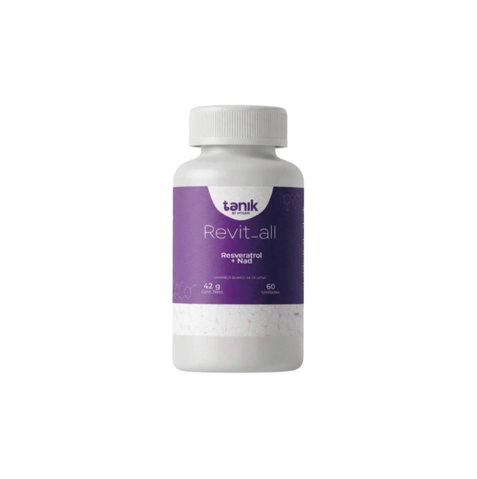 NAD + Revit all Resveratrol Revit all By Tanik X  60 Unidades TANIK Capsulas x 60