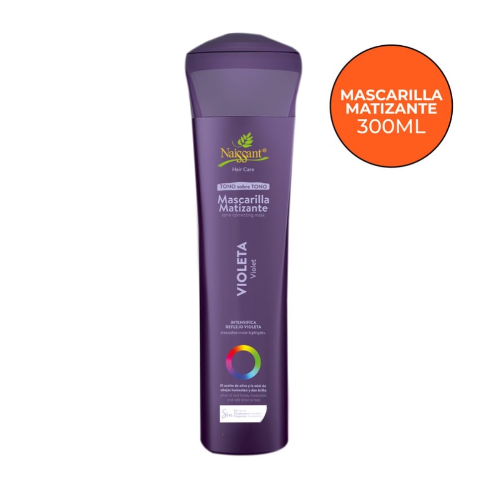 MASCARILLA MATIZANTE NAISSANT VIOLETA 300ML NAISSANT ENVASE 300ML x 1 