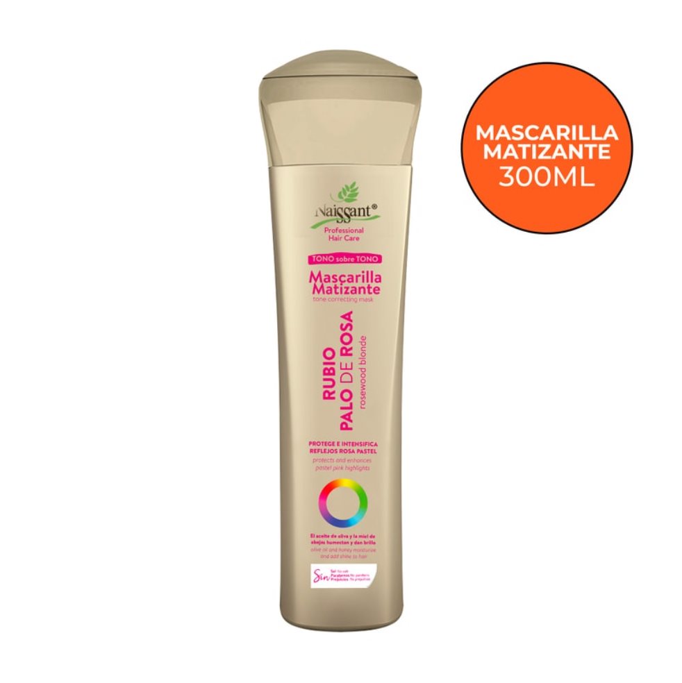 MASCARILLA MATIZANTE NAISSANT RUBIO PALO ROSA 300ML NAISSANT ENVASE 300ML x 1 