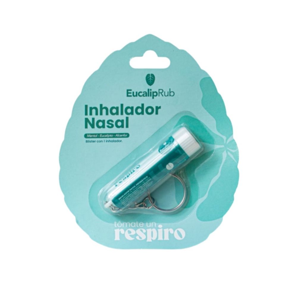 Inhalador nasal Menta eucalipto Stick llavero EUCALIPRUB INHALADOR NASAL TIPO STICK LLAVERO x 1 Inhalador nasal Menta eucalipto Stick llavero EUCALIPRUB INHALADOR NASAL TIPO STICK LLAVERO x 1