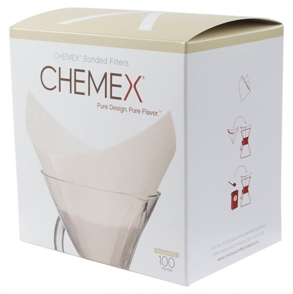 Filtros chemex 6 tazas x100und   Chemex Caja  x 1 undefined