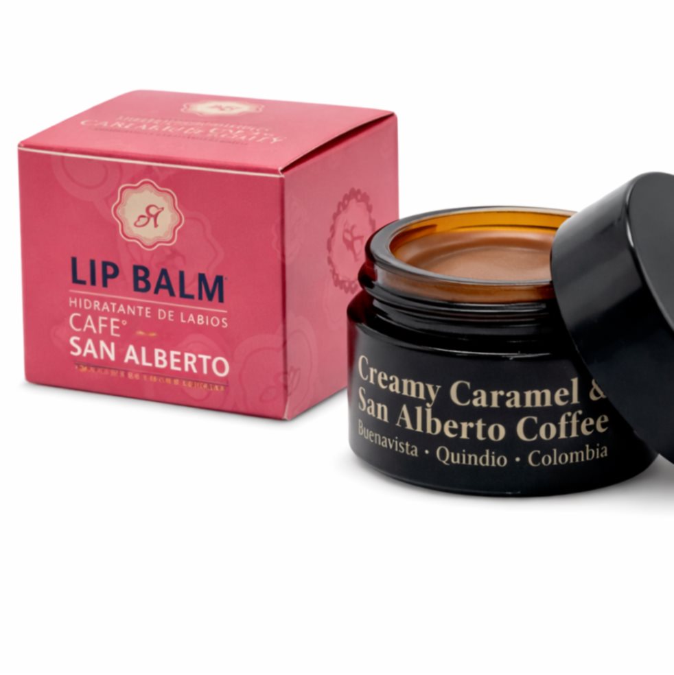 Lip Balm  San Alberto  Hidratante de labios  x 1 Hidratante para labios de Café San Alberto y notas a caramelo
