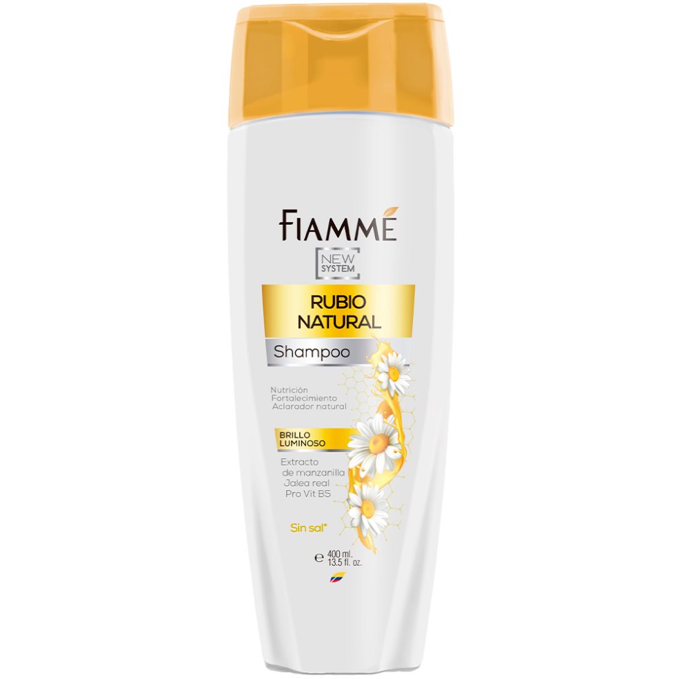 Shampoo rubios naturales x400ml Fiamme frasco x 1 Shampoo rubios naturales x400ml Fiamme frasco x 1