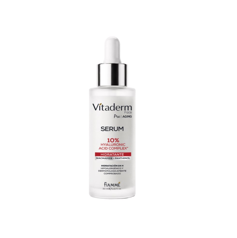 Sérum Facial Vitaderm Ácido Hialurónico Hidratación Profunda y Anti Edad 30ml VITADERM caja x 1