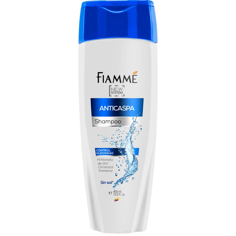 shampoo anticaspa x400ml Fiamme frasco x 1 shampoo anticaspa x400ml Fiamme frasco x 1