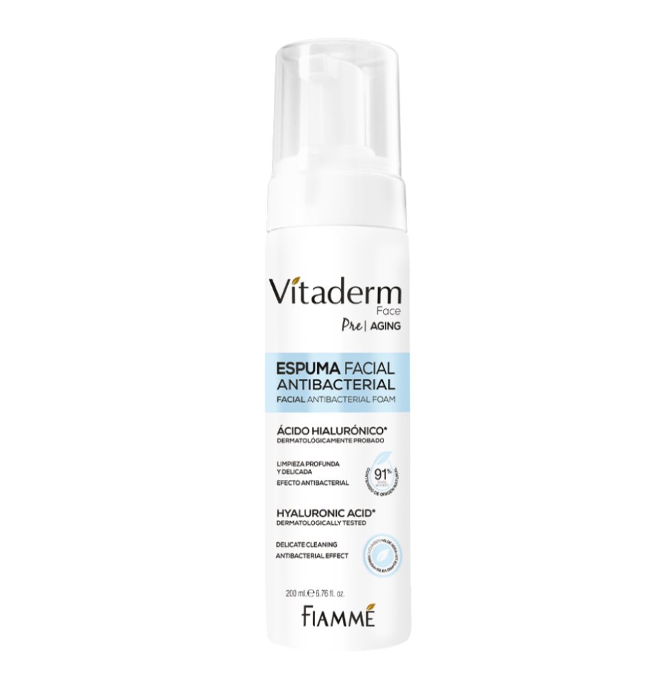 Espuma facial antibacterial 200ml Fiamme frasco x 1 Espuma facial antibacterial 200ml Fiamme frasco x 1