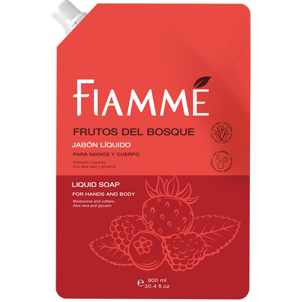 Jabón frutos del bosque x900ml Fiamme 900 x 1