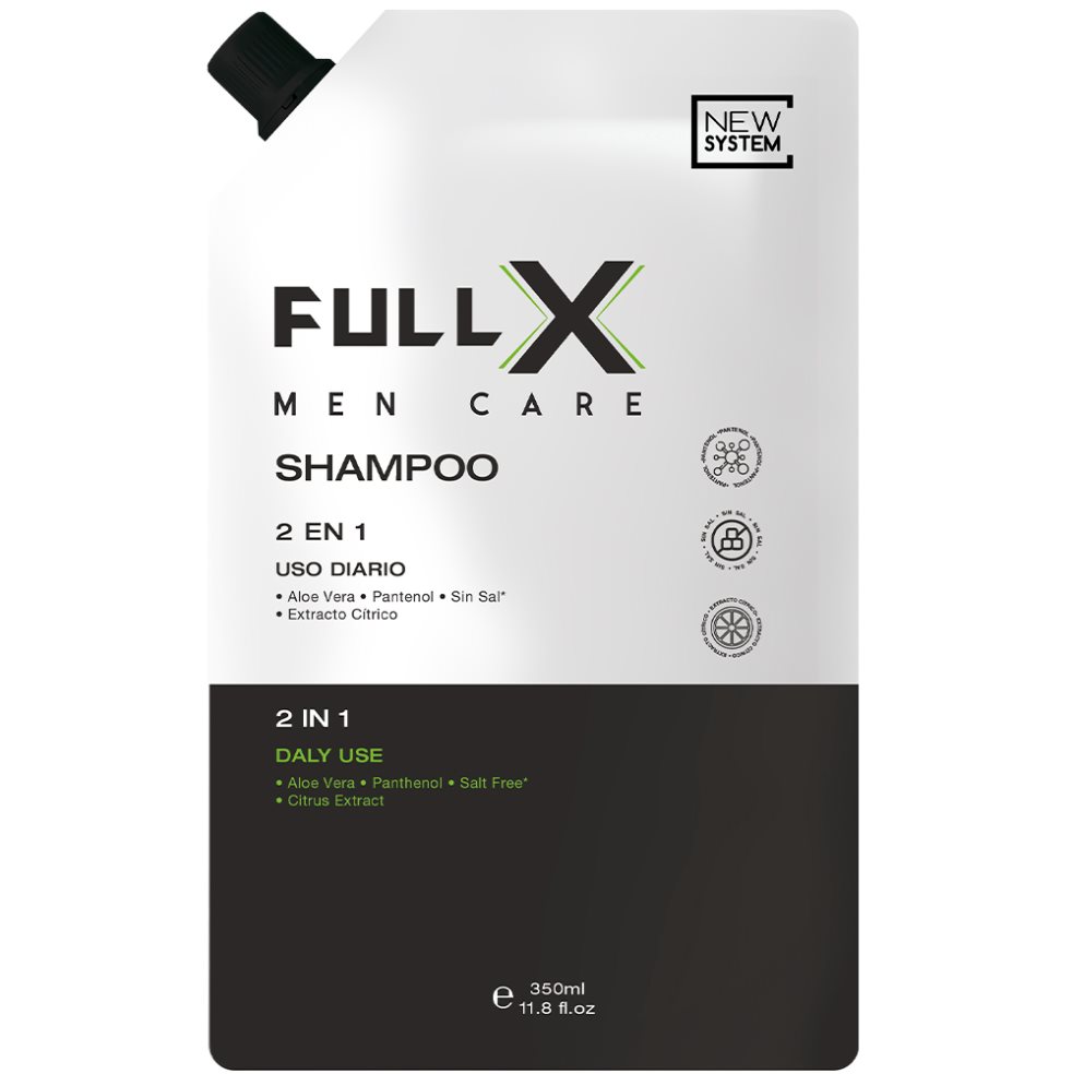 Shampoo Full X 2 en1 350ml Fiamme Doypack x 1 Shampoo Full X 2 en1 350ml Fiamme Doypack x 1