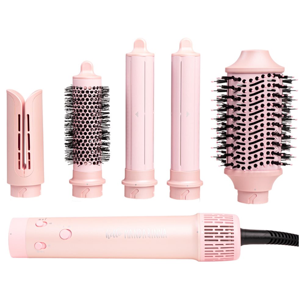 FULL BLOW Mandarinna 2.0 Kit 4 En 1 Varitas Rizadoras + Secador + 2 Cepillos Secador MANDARINNA BOG  KIT 5 EN 1 x 6