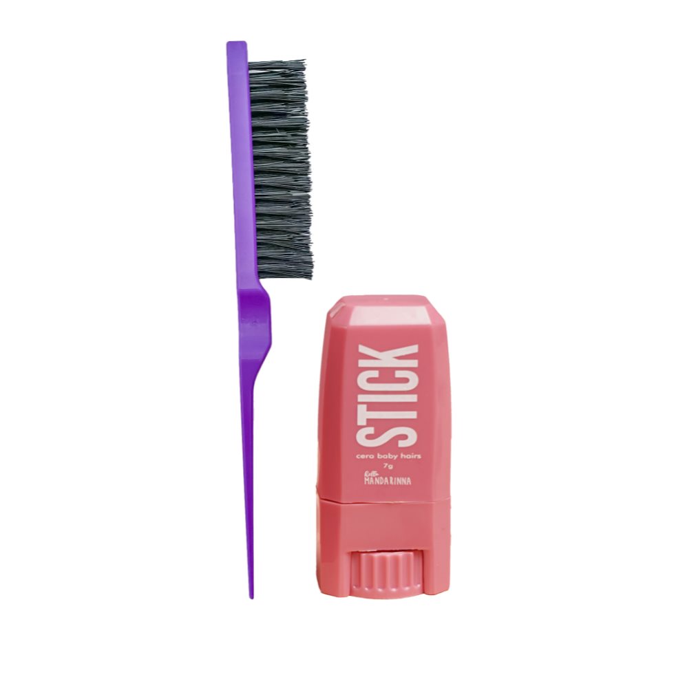 Stick Baby Hairs Cera para cabello + Cepillo clean look MANDARINNA BOG UNIDAD x 2 Cera para cabello
Domina los pelitos rebeldes con nuestro Stick Cera para Baby Hairs, diseñado para fijar, suavizar y dar un acabado impecable sin dejar residuos ni sensación pegajosa.
Por esto lo va