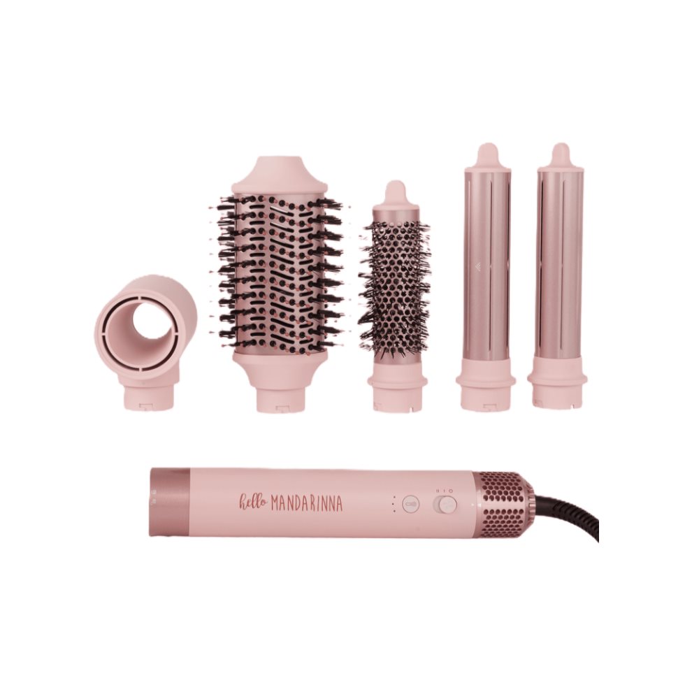 FULL BLOW(Secador + Todos Los Accesorios + Guante) Mandarinna  Kit 4 En 1 Varitas Rizadoras + Secador + 2 Cepillos Secador MANDARINNA BOG  KIT 5 EN 1 x 7 FULL BLOW 4 en 1  puedes secar tu cabello, cepillar, hacer ondas y lograr volumen que sueñas! SUPER FACIL de usar, rápido, liviano, alta potencia, poco ruido. Blow tiene control de potencia y temperat