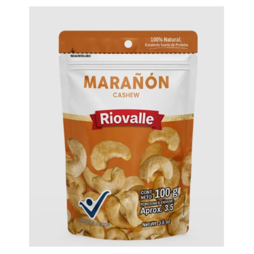 Frutos Secos Riovalle Marañon Megamarket Bolsas Doypack x 1