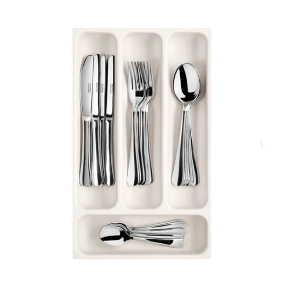 Bandeja Para Cubiertos 370X222 Mm Flexispace Beige Tescoma Caja x 1