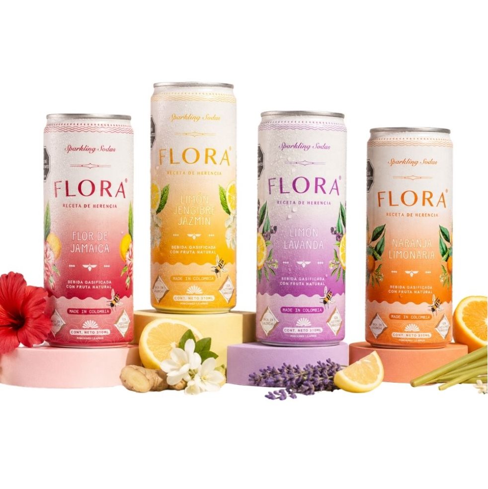 FLORA Clásica - Caja Mixta x 24 pack 310 ml Sodas Flora 310 ml x 24