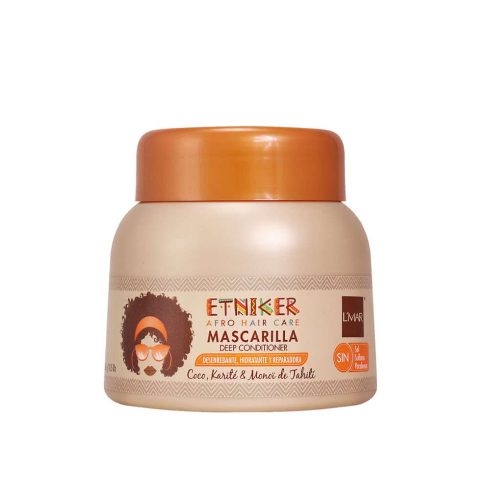 TRATAMIENTO ETNIKER ETNIKER 570 x 1 Tratamiento Capilar Etniker, Reparación Integral, Ademas de contener Coco, Karité & Monoi deTahití, esta enriquecido con una CASCADA DE PROTEÍNAS que aportan reparación Ğmultinivelğ (estructura del ca