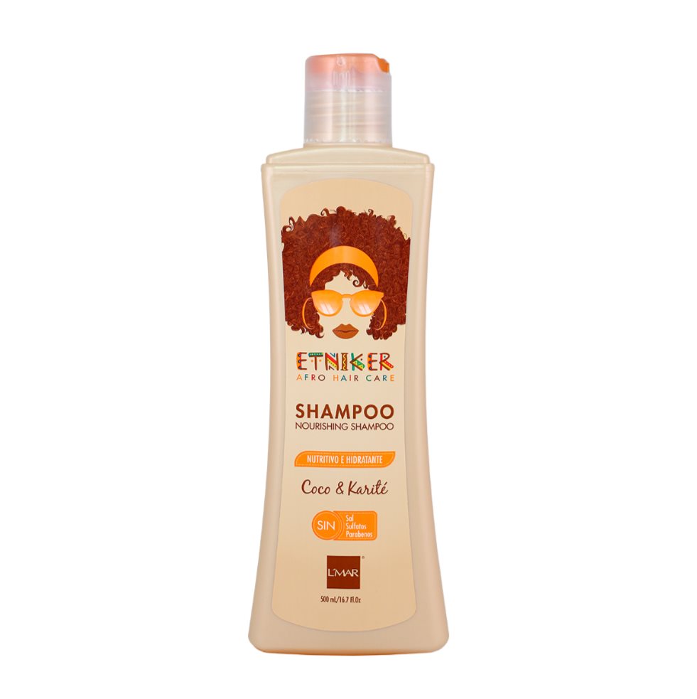 SHAMPO NUTRITIVO ETNIKER 500ML ETNIKER 500ml x 1 La limpieza del cabello es una rutina  que nunca termina y más si queremos que se conserve saludable. El shampoo nutritivo e hidratante ETNIKER te aporta limpieza y suavidad; utilizando poca cantidad,