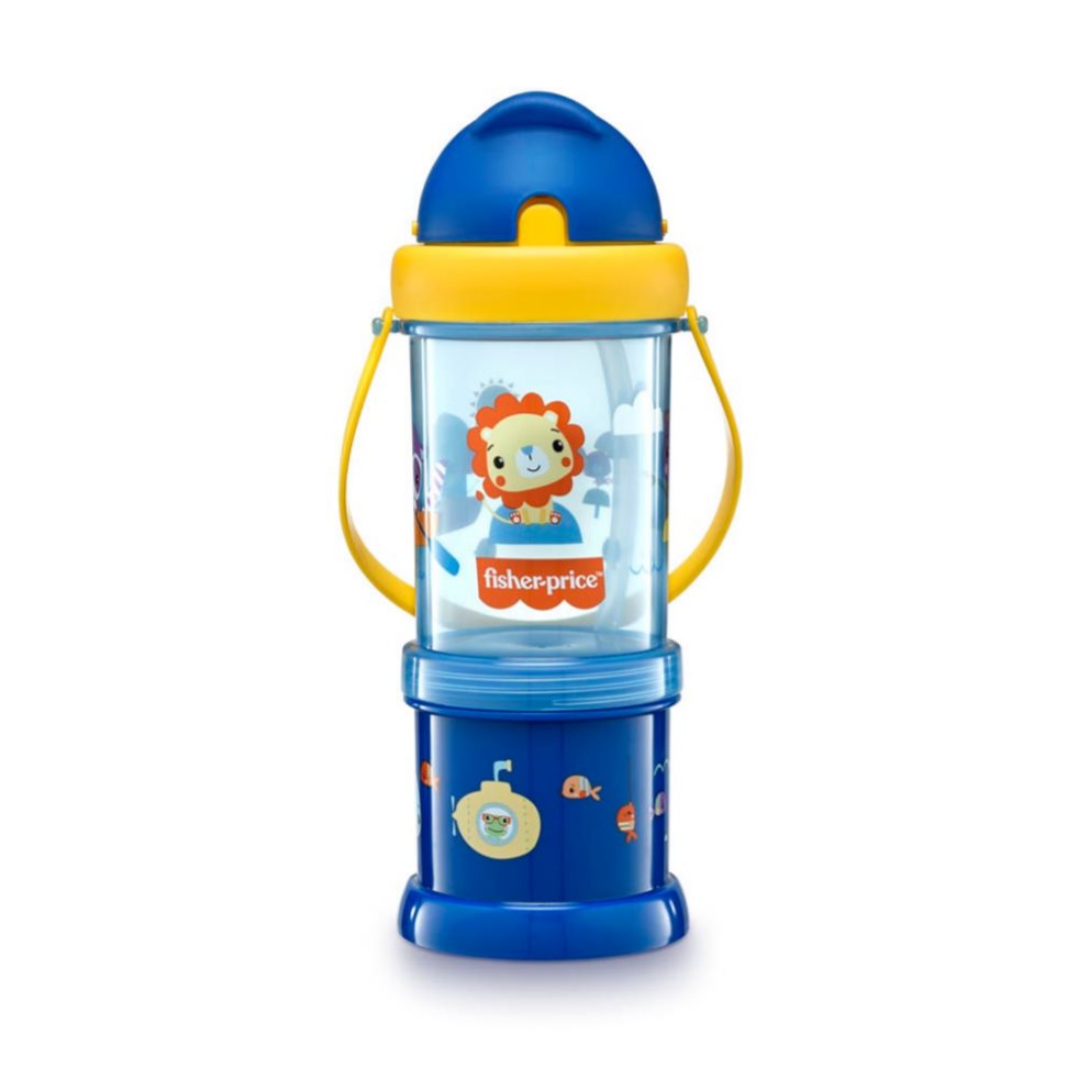 VASO PORTA SNACK PLAYFULL AZUL FISHER PRICE CAJA x 1 
