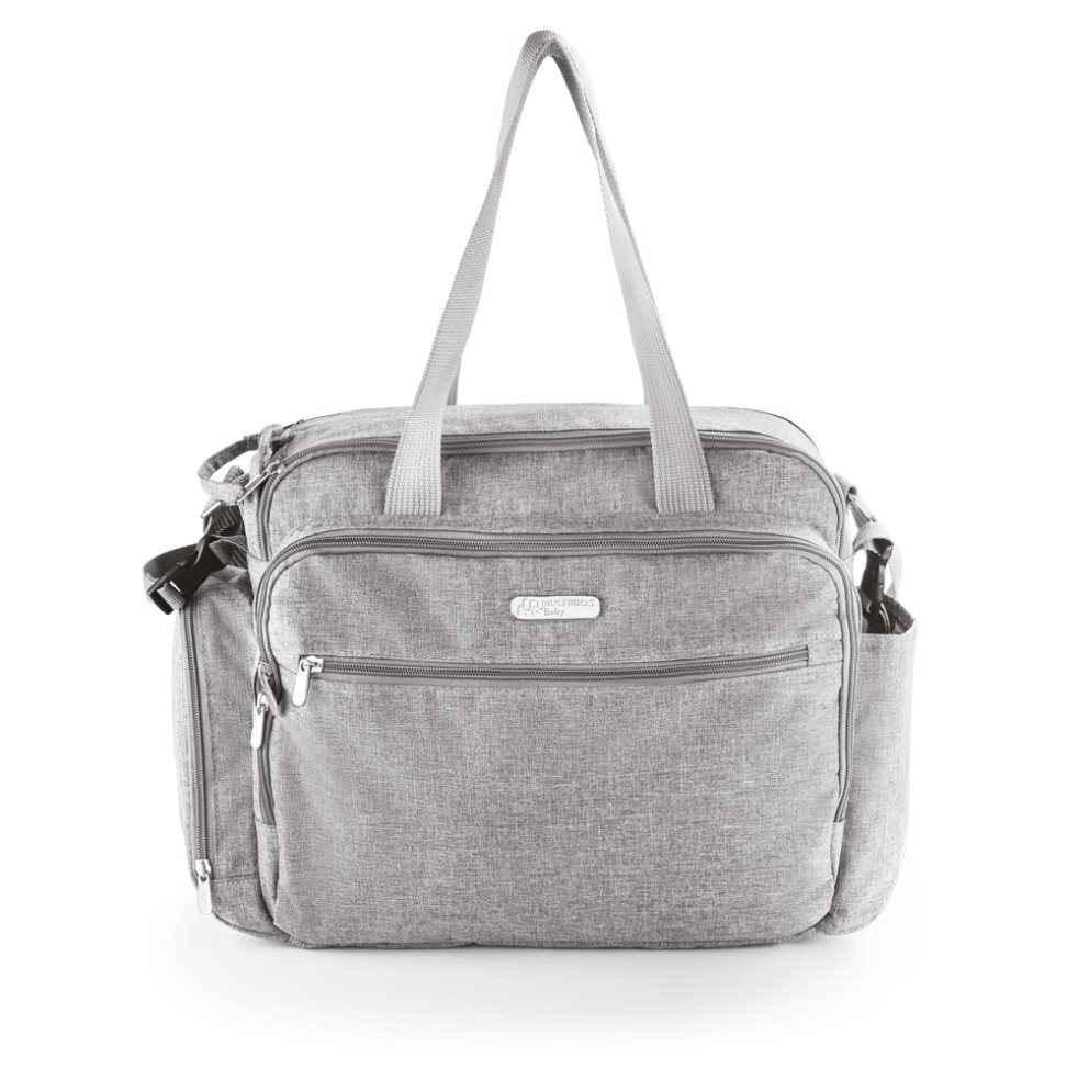 PANALERA BOLSA DE MATERNIDAD GRIS bb266 MULTIKIDS BABY UNIDAD x 1 "El Bolso Organizador es ideal para
guardar todos los artículos que el
bebé puede necesitar, para un paseo
práctico y tranquilo.
. Varios bolsillos internos y externos para una
mejor organización de l