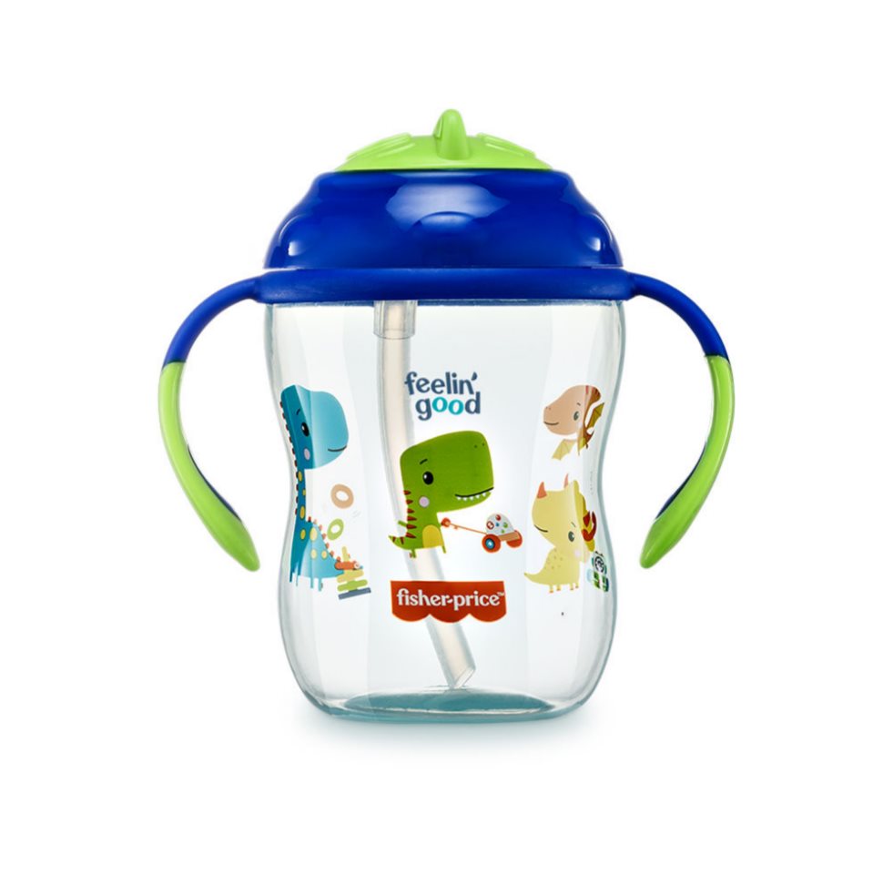 VASO PITILLO ENTRENAMIENTO DISENO 270ML AZ FISHER PRICE CAJA x 1 VASO PITILLO ENTRENAMIENTO DISENO 270ML AZ