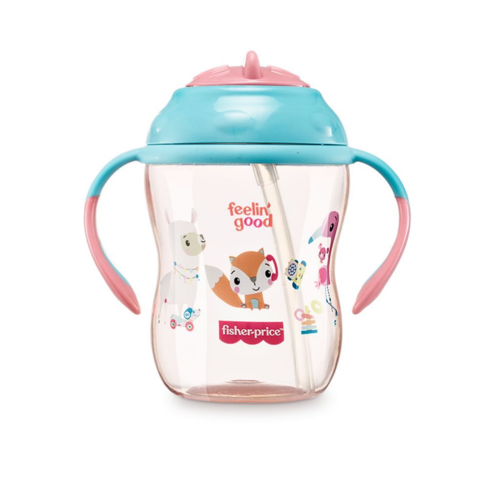 VASO PITILLO ENTRENAMIENTO DISENO 270ML RS FISHER PRICE CAJA x 1 VASO PITILLO ENTRENAMIENTO DISENO 270ML RS