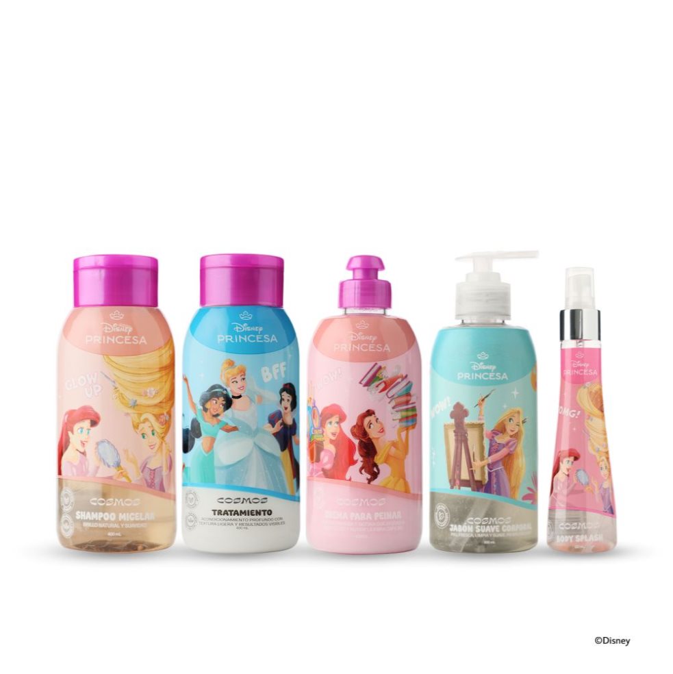 Kit Capilar Niñas Princesas Disney Jardin de Fantasia CMS Cosmos Kit Edición exclusiva Disney Princesas x 5 Kit Capilar Niñas Princesas Disney Jardin de Fantasia CMS Cosmos Kit Edición exclusiva Disney Princesas x 5