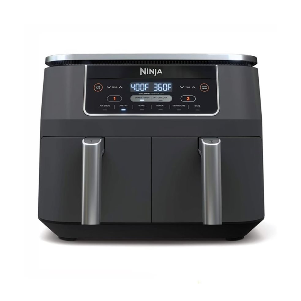 Freidora De Aire 2 En 1 Ninja Foodi Doble Canasta 7.6 LT DZ201 Ninja Caja x 1und 
