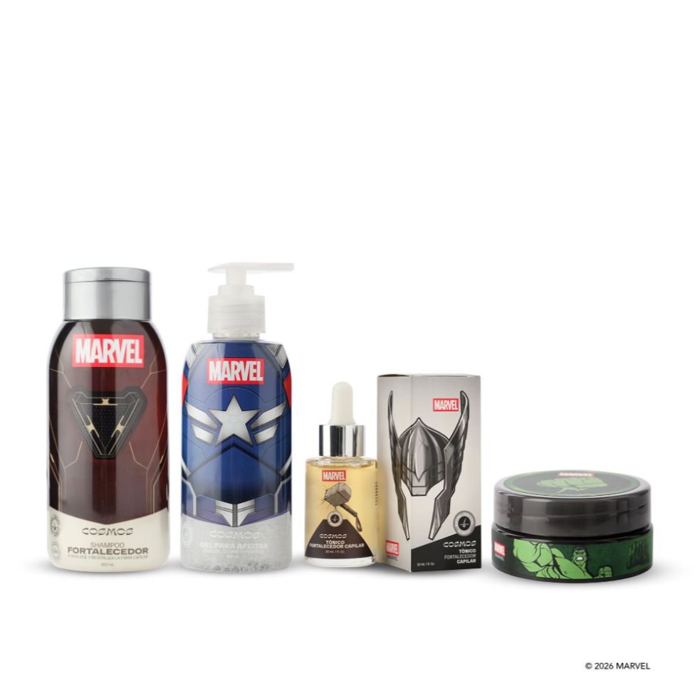 Kit Capilar Marvel Disney Hombre Hulk CMS Cosmos Edición exclusiva Avengers x 4 Kit Capilar Marvel Disney Hombre Hulk CMS Cosmos Edición exclusiva Avengers x 4