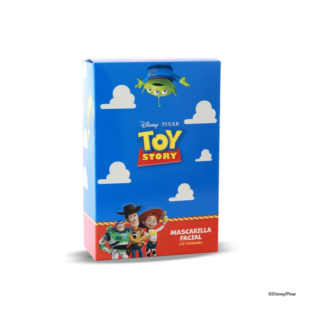 DISPLAY DE MASCARILLAS X12 UNIDADES CMS Cosmos Edición exclusiva Disney Pixar Toy Story x 12 DISPLAY DE MASCARILLAS X12 UNIDADES CMS Cosmos Edición exclusiva Disney Pixar Toy Story x 12