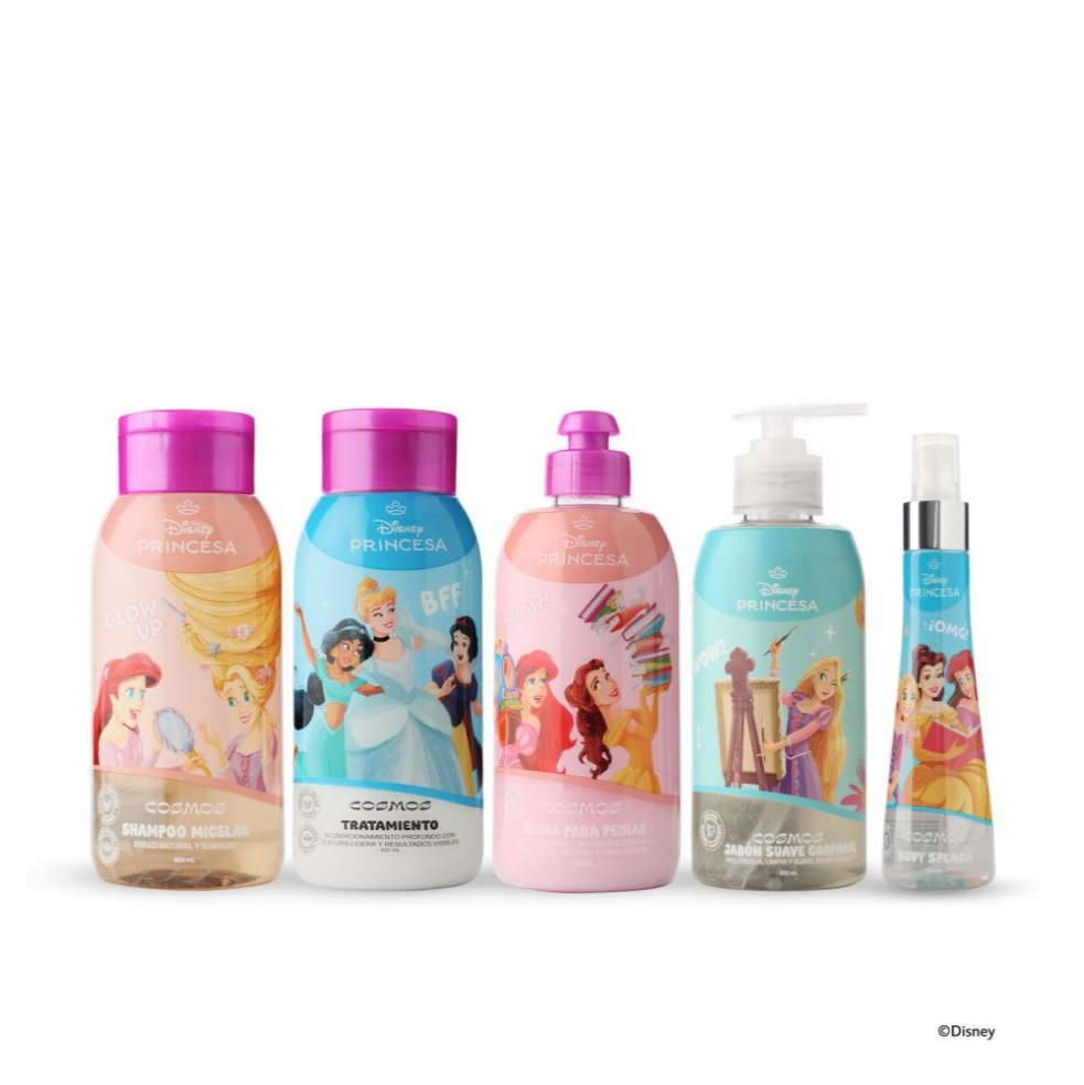 Kit Capilar Niñas Princesas Disney Brisa De Colores CMS Cosmos Kit Edición exclusiva Disney Princesas x 5 Kit Capilar Niñas Princesas Disney Brisa De Colores CMS Cosmos Kit Edición exclusiva Disney Princesas x 5