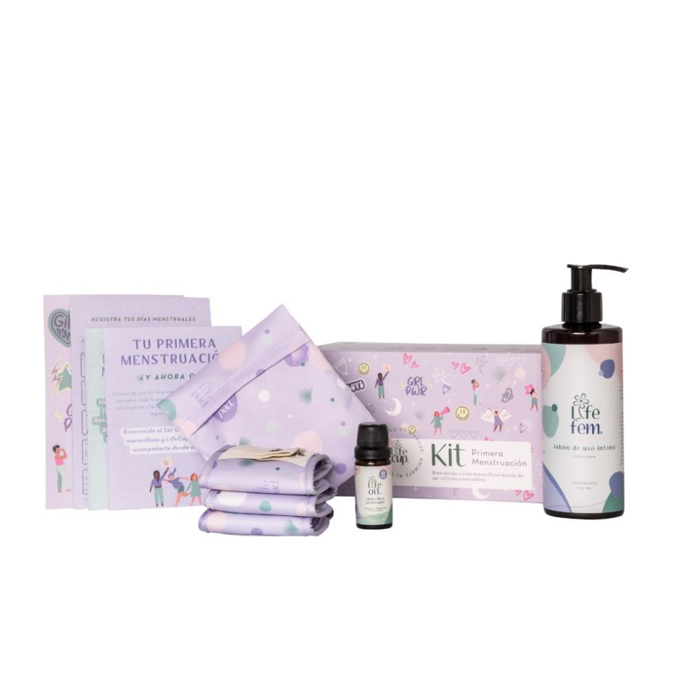 Kit Primera Menstruación  2 LifeCup Caja x 1 und 