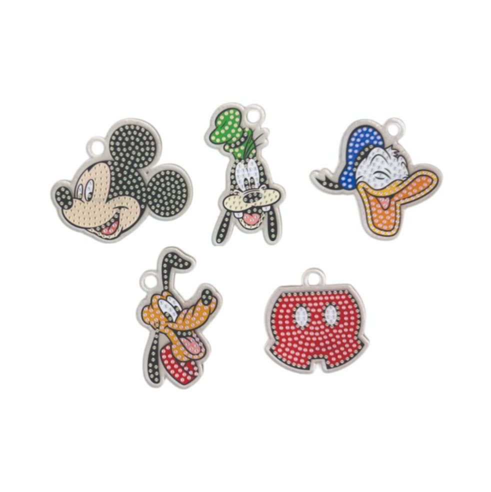 Kit Llaveros Pinta con Diamantes Mickey x5 Bodega Ilusión Disney CAJA x 1