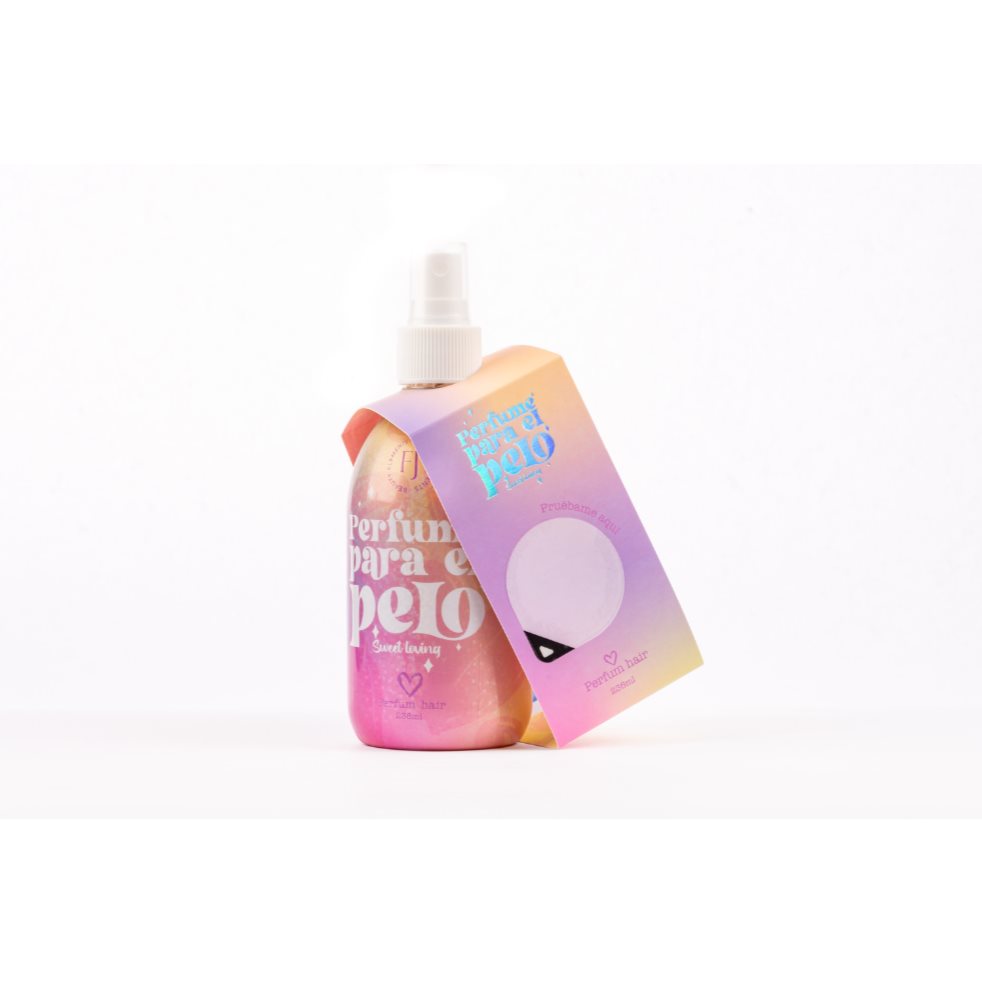 PERFUME PARA EL PELO 236 ML  SWEET LOVING FILAJ BEUTY TERMOSELLADO x 1  Nuestro cabello tiende a absorber fácilmente los olores del ambiente, ¡pero eso se acabó! Con el Perfume para el Pelo de Filaj Beauty mantendrás una fragancia rica y persistente en tu melena hasta por
