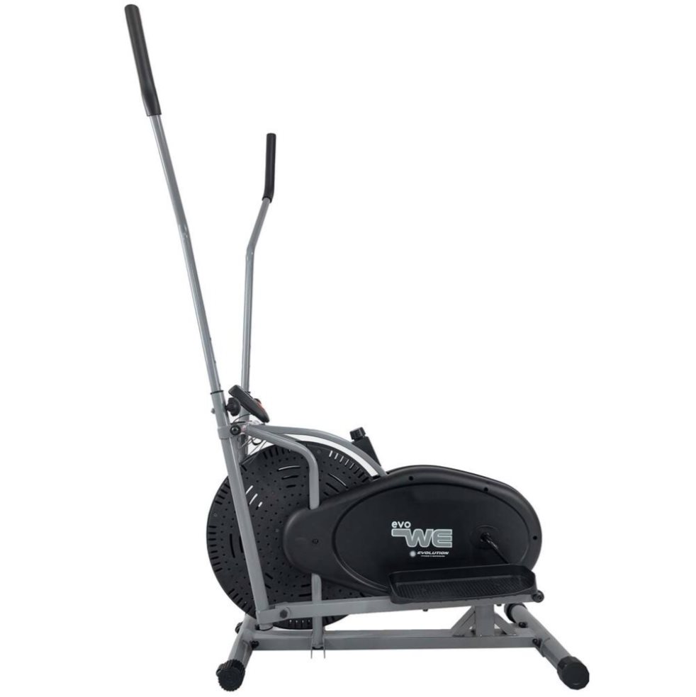 Bicicleta elíptica EVOLUTION WE EVOLUTION FITNESS Individual x 1 La bicicleta elíptica EVO WE es el equipo ideal para trabajar resistencia cardiovascular y tonificar todo el cuerpo en el mismo ejercicio, esta máquina de gimnasio es perfecta para entrenar desde casa