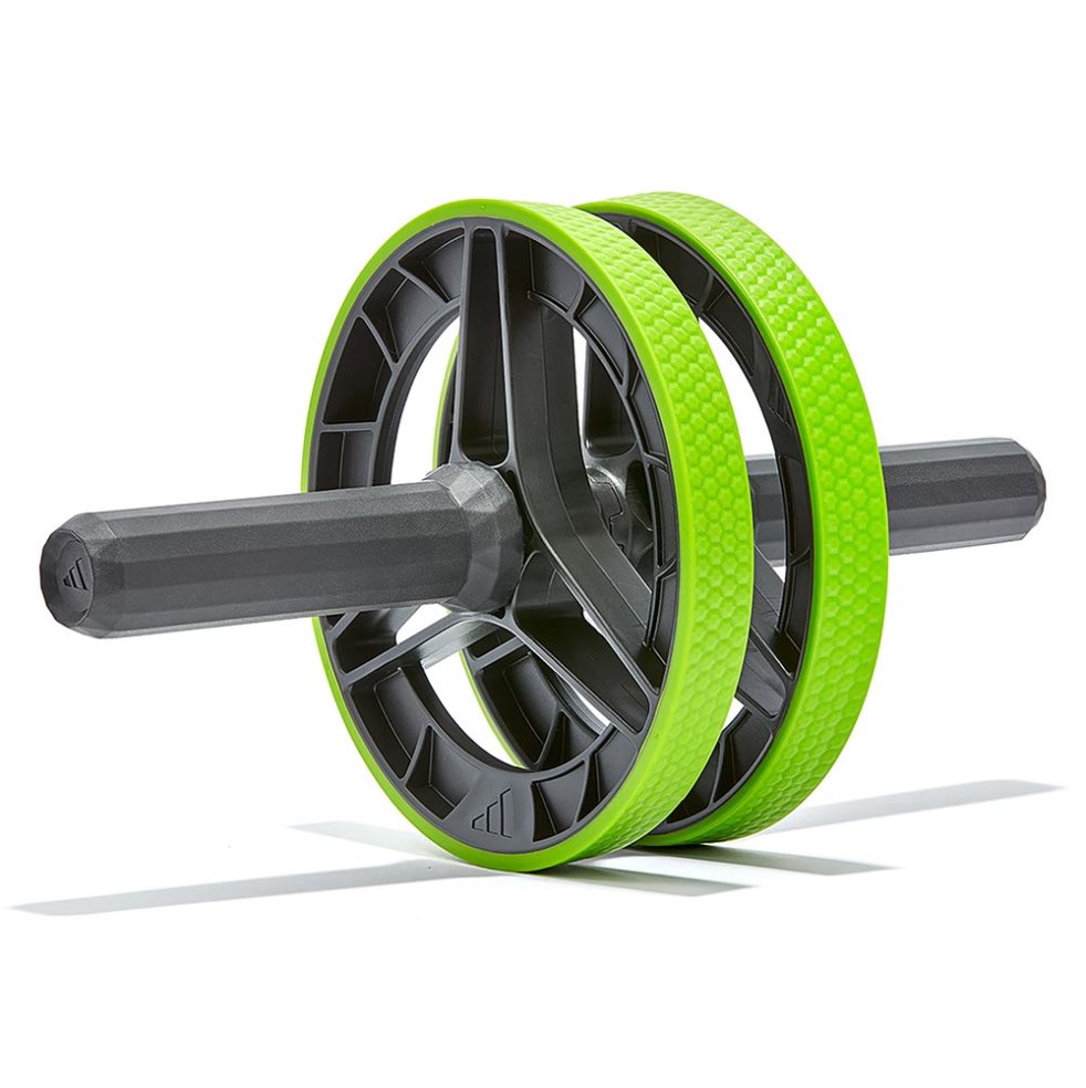 Rueda Abdominal ADIDAS Doble Negro|Verde ADIDAS Individual x 1 