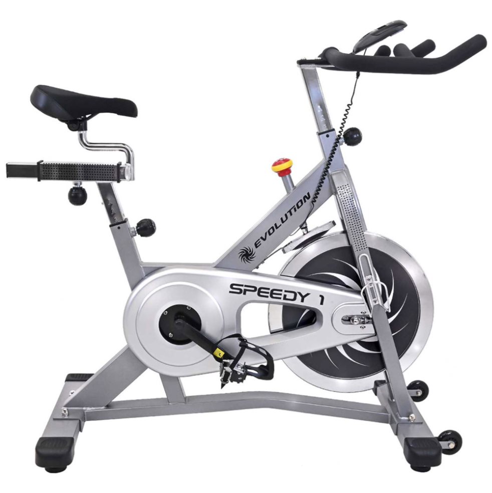 BICICLETA SPINNING EVOLUTION SPEEDY 1 GRIS EVOLUTION FITNESS Individual x 1 