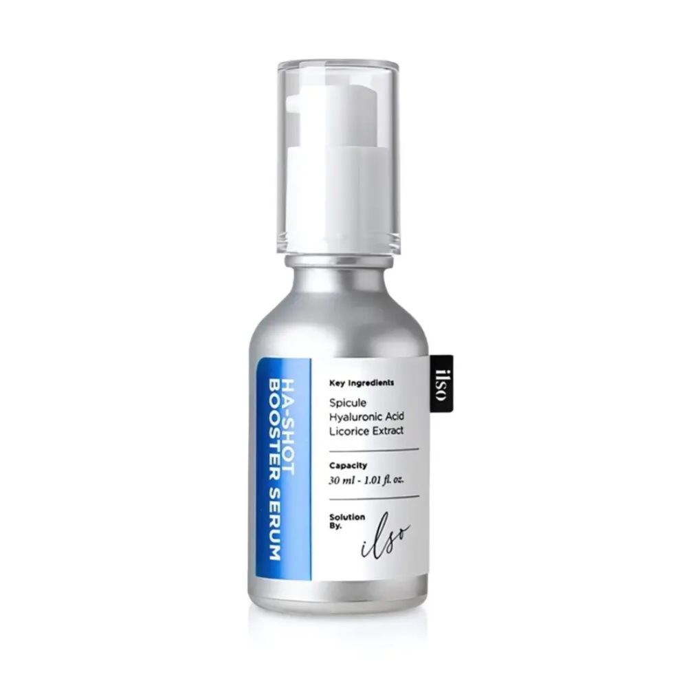 Ilso Hyalshot Booster – Suero de espículas Premium ILSO Serun en spray x 1 Sérum avanzado que combina espículas marinas y ácido hialurónico en una fórmula única que mejora la textura de la piel, proporciona una hidratación intensa y promueve una regeneración celular visible.