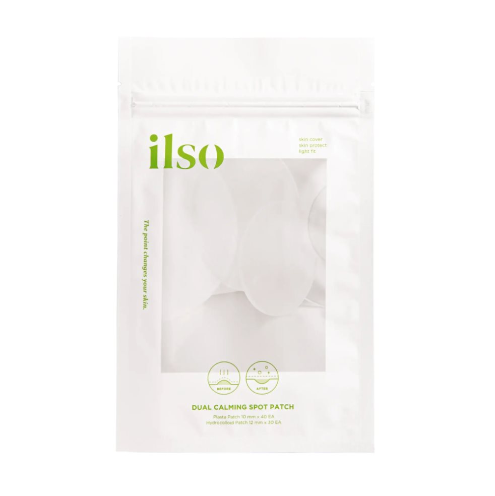 Ilso Dual Calming Spot Patch - Parches para control de acne ILSO Kid de parches calmantes faciales x 70 patches Descubre los Ilso Dual Calming Spot Patch, parches avanzados que combaten eficazmente el acné y las imperfecciones. Enriquecidos con ácido salicílico, ácido hialurónico y extractos botánicos, estos pa